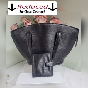 Louis Vuitton Epi Leather Saint Jacques Vintage With Epi Compact Wallet VTG 💙💋